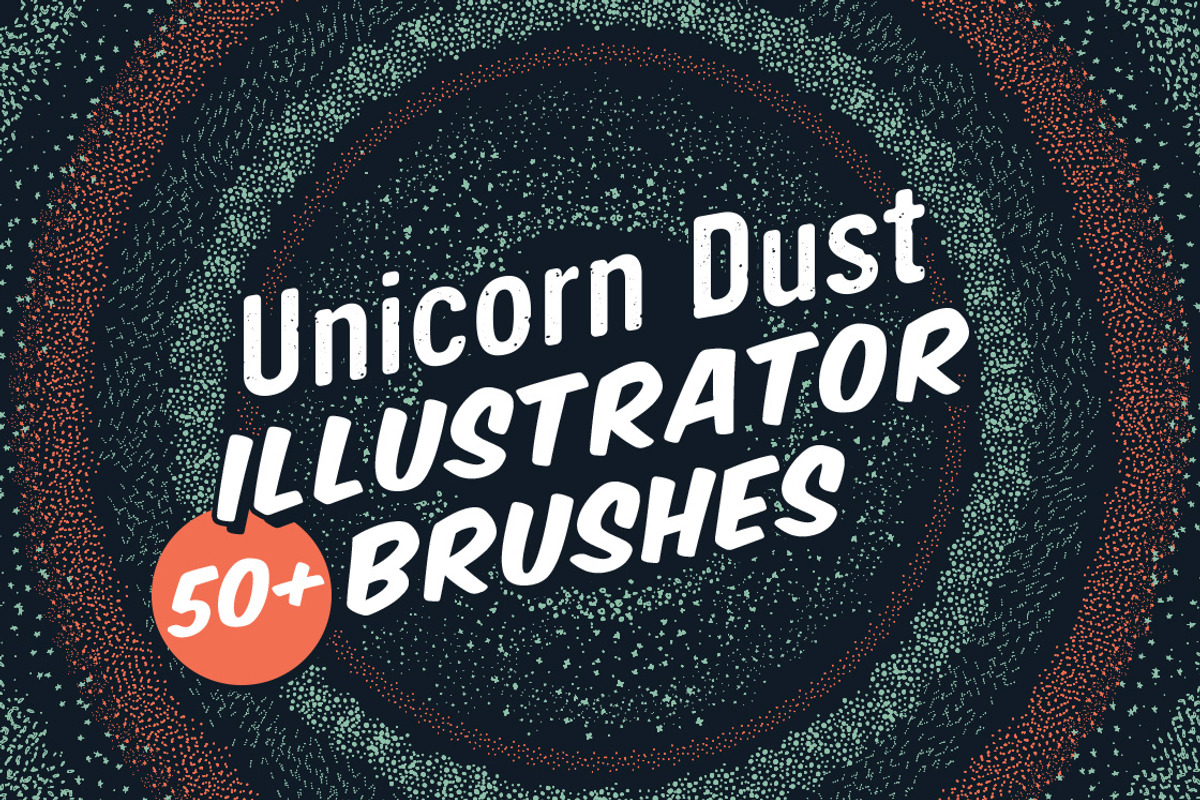 Unicorn Dust Illustrator Brushes