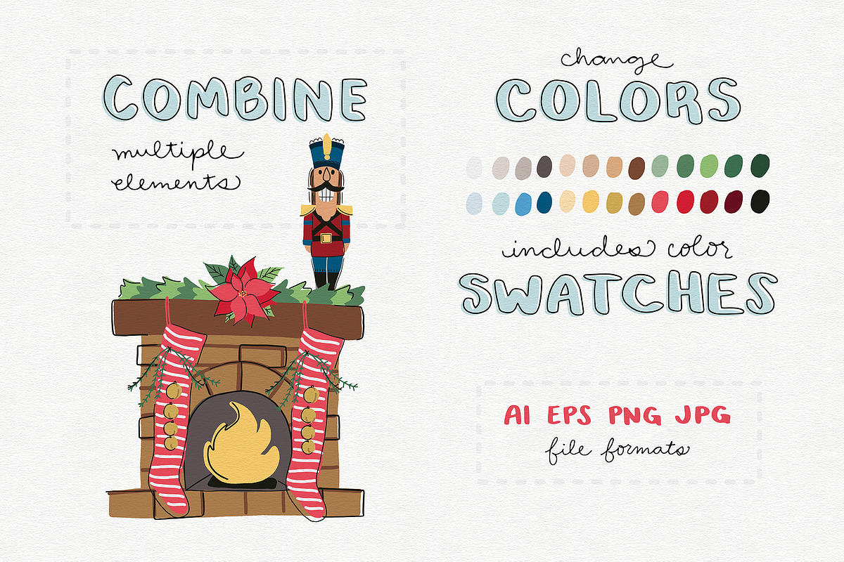 Winter Holiday Christmas Graphics, an Illustration by ILLONA GRAPHICS (Photo 5 of 6)
