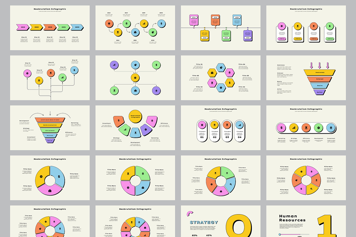 Neobrutalism Animated Template, a Presentation Template by Abert (Photo 9 of 11)