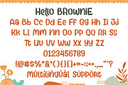 Hello Brownie, a Font by Good Java Studio (Thumbnail 7 of 10)