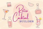 Retro Cocktail Creator, a Graphic by Catty Studio (Thumbnail 1 of 8)