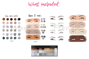 Procreate Eye Color Palette