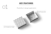 Square Rigid Two-Piece Box Mockup, a Packaging Mockup by Sheikhadesign (Thumbnail 2 of 11)