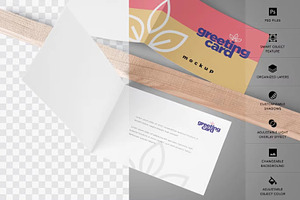 Greeting Card Mockup Template