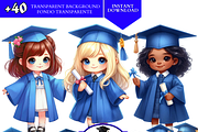 Graduation cap kids Clipart Preschoo, an Education Illustration by VM PARTYS  BY TAIRUMA (Thumbnail 1 of 10)