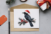 Gothic Christmas Watercolor Clipart, an Illustration by RobertsArt (Thumbnail 7 of 7)