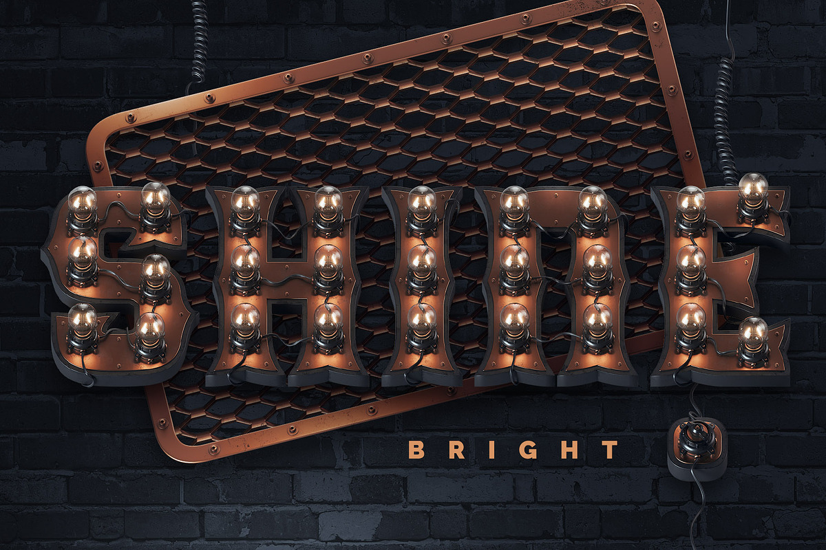 Ambient Loft - Color Bitmap Font, a Serif Font by Gleb Guralnyk (Photo 5 of 6)