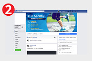 Facebook Cover Pack Sport Running, a Social Media Template by Malst (Thumbnail 3 of 4)