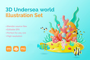 Underwater World and Diving Concept, an Object Graphic by 35lab (Thumbnail 1 of 7)