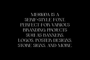 Mechooa - Modern Elegant Font, a Serif Font by Iqsiart Studio (Thumbnail 5 of 8)
