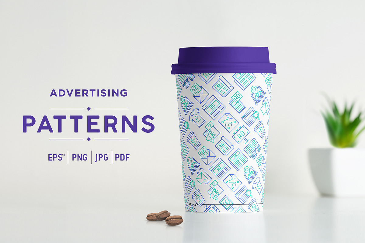 Advertising Patterns Collection, a Pattern Graphic by Alex Blogoodf (Photo 6 of 7)