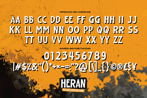 HERAN - All Caps Display Font