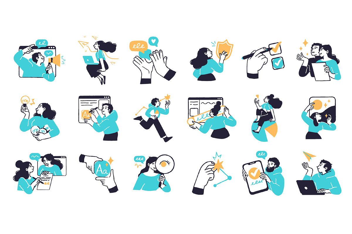 Business Concept illustrations, an Illustration by StonePic (Photo 3 of 3)