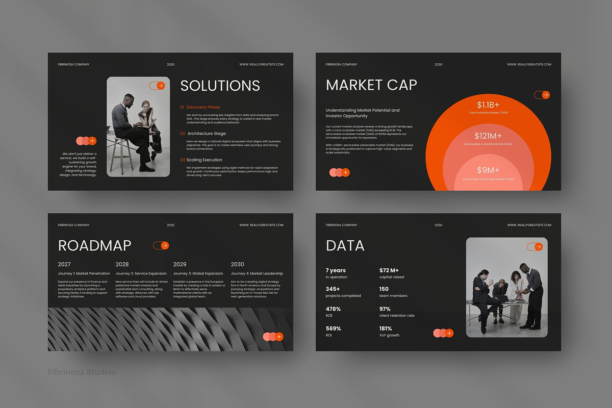 Modern Pitch Deck, a Presentation Template by FIBRINOSÄ (Photo 4 of 6)