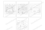Coloring Book Halloween, a Person Illustration by GlamArtZhanna (Thumbnail 6 of 6)