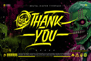 Brutal Rioter Typeface, a Script Font by alit design (Thumbnail 20 of 20)