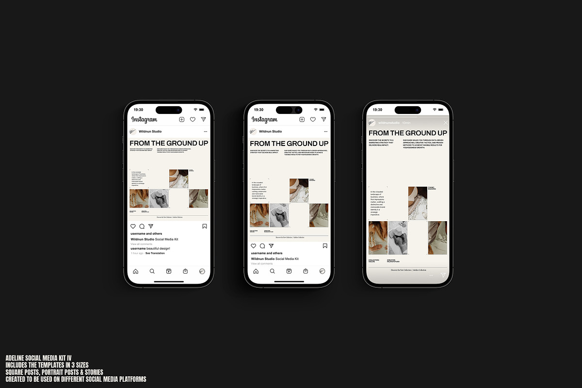 ADE / Social Media Kit (IV), a Social Media Template by Wildnun Studio (Photo 4 of 23)
