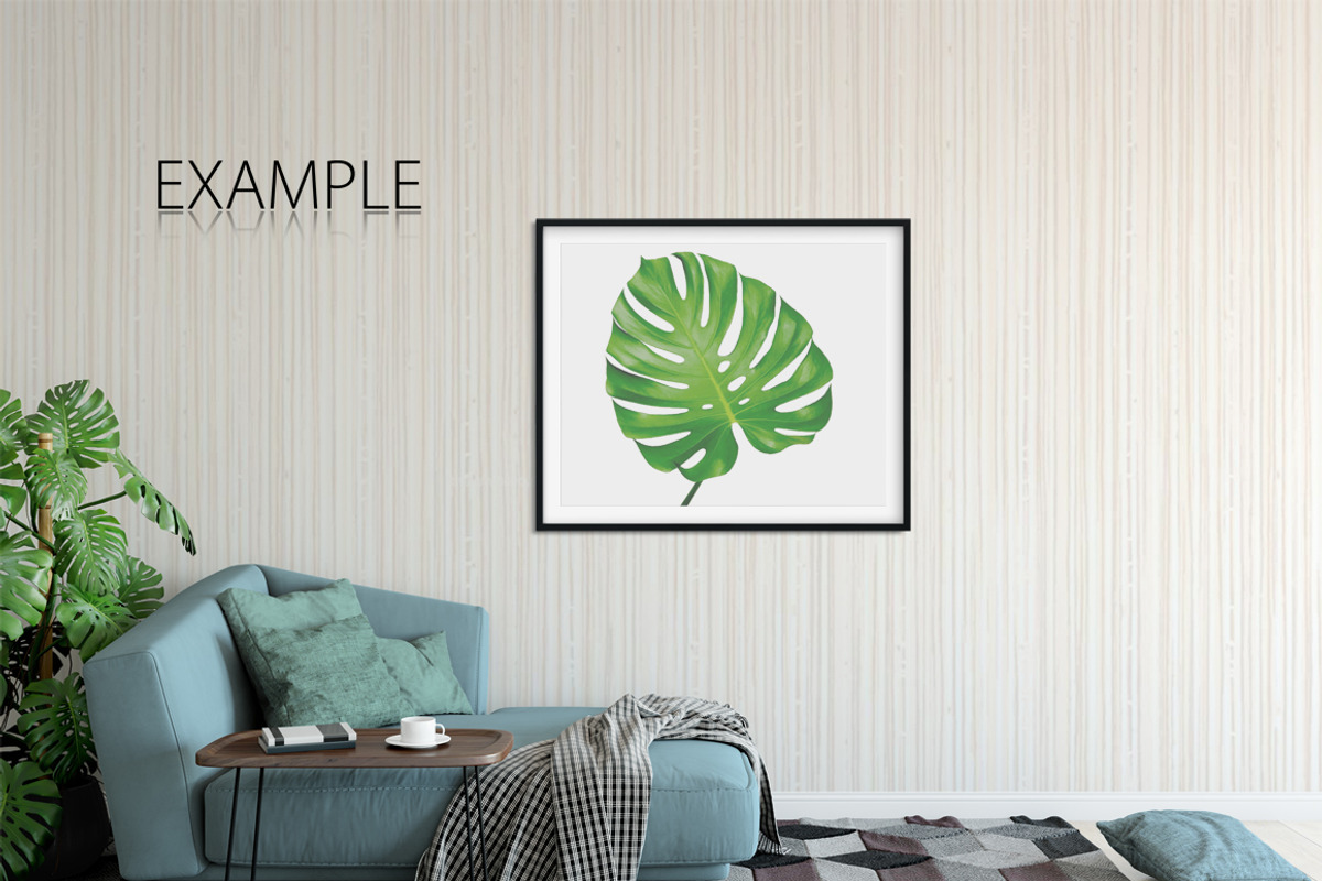 Wall & Frames Mockup - Bundle Vol 4, a Print Template by Yuri-U (Photo 22 of 32)