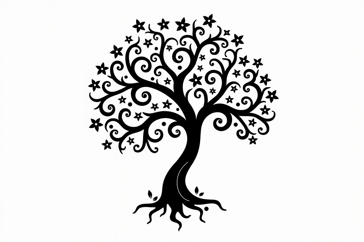 Detailed Tree Silhouette SVG Bundle, an Illustration by Amazin_art (Photo 9 of 13)
