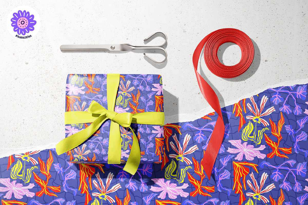 Abstract Floral Seamless Pattern, a Pattern Graphic by BAGIRA | Studio (Photo 2 of 6)