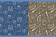 Sports Equipment Line Art Patterns, a Pattern Graphic by Drafts n Doodles (Thumbnail 4 of 9)