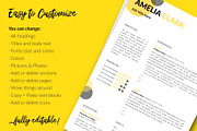 Creative Resume / CV Bundle - Amelia, a Resume Template by Templates Design Co. (Thumbnail 13 of 17)