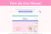 Cute Pastel Stationery Shopify Theme, a Shopify Template by Macarons and Mimosas (Thumbnail 4 of 9)