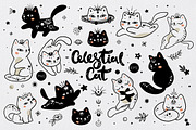 Celestial Cat illustration, an Animal Illustration by Magic & Dreams (Thumbnail 1 of 3)