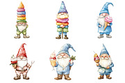 Ice Cream Gnome Clipart, an Illustration by Design Market (Thumbnail 4 of 4)