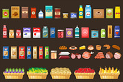 Supermarket. Food and drinks, a Graphic by Gurza SHOP (Thumbnail 8 of 8)