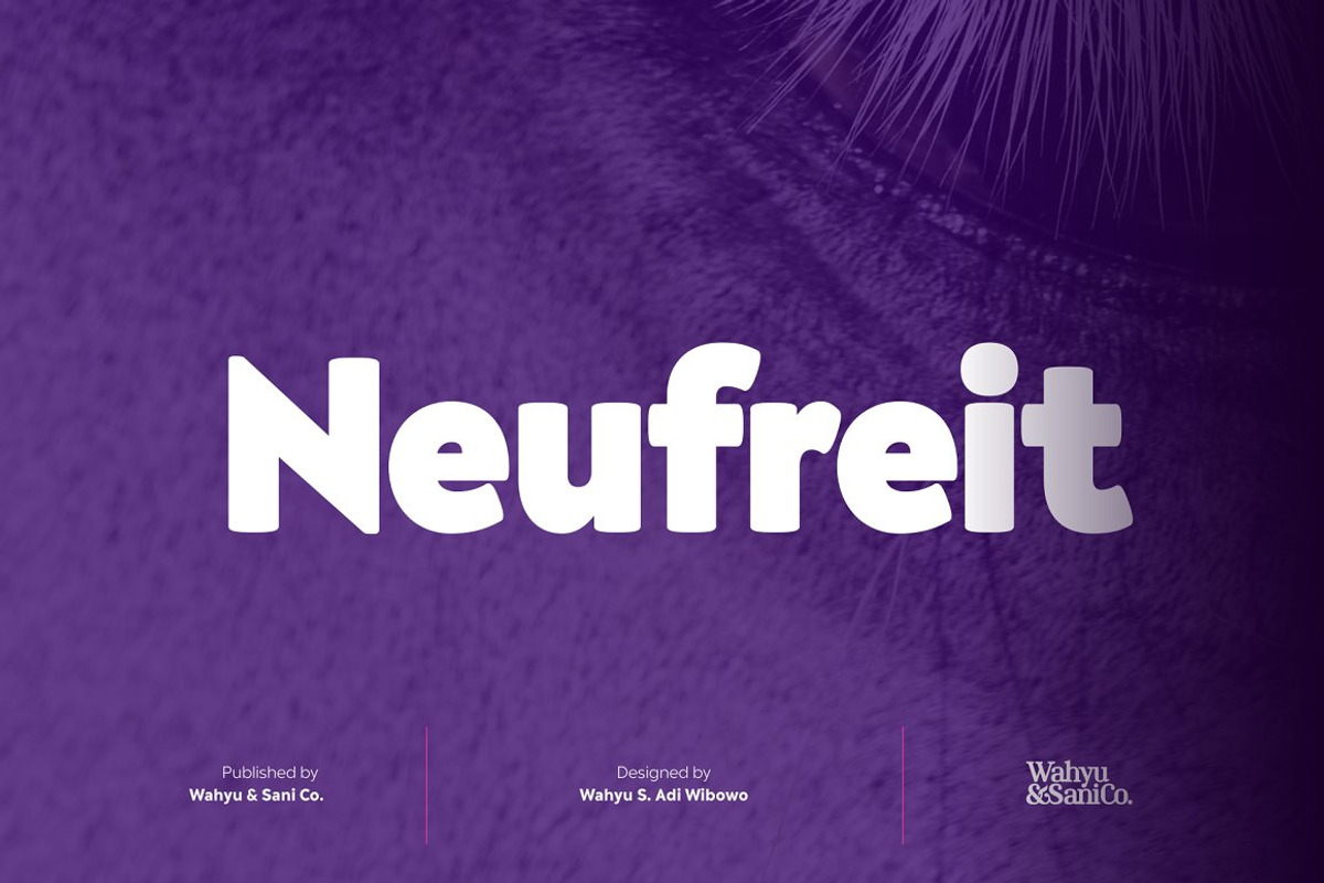 Neufreit | Soft Type Family, a Sans Serif Font by Wahyu & Sani Co. (Photo 1 of 10)
