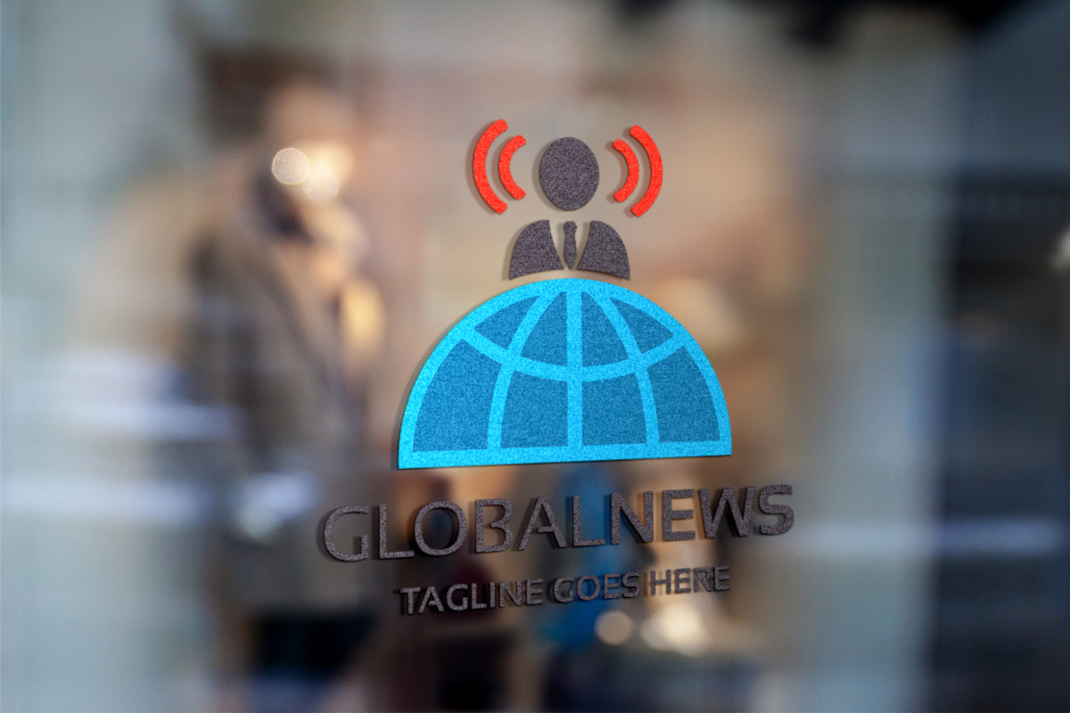Global News Logo, a Branding & Logo Template by Design_Planet