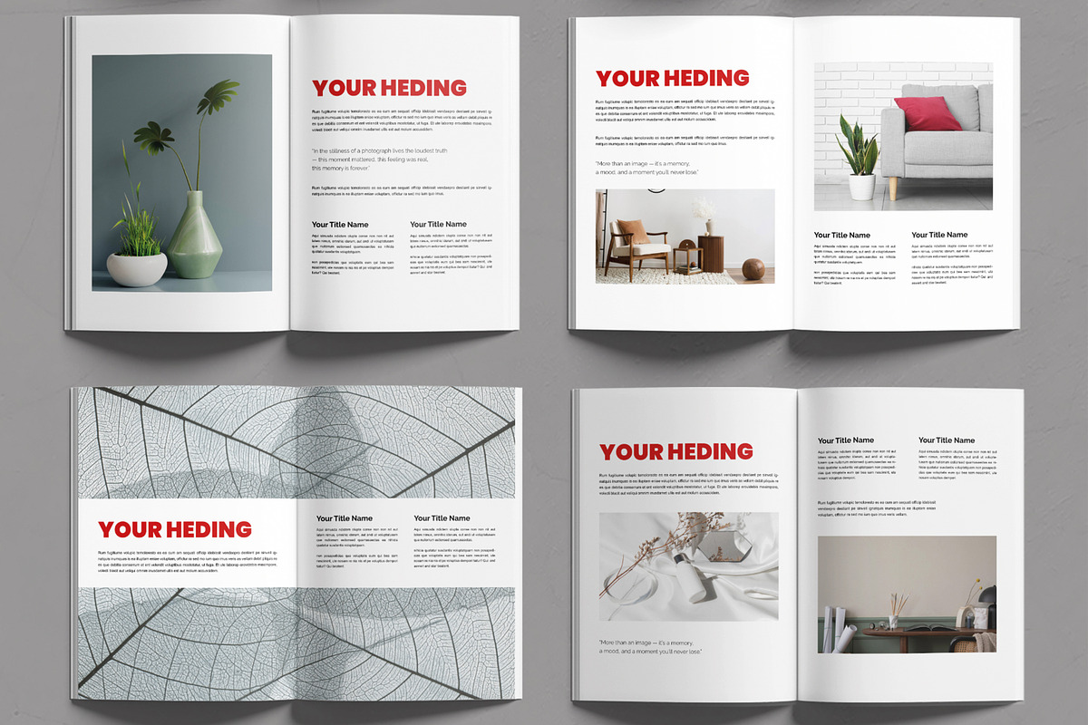 Portfolio Magazine Design Layout, a Magazine Template by MightyDesign (Photo 3 of 6)
