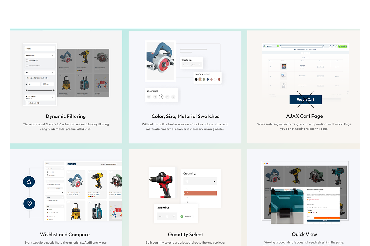 Hardware Tools | Shopify Theme preview 5