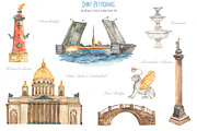 Saint Petersburg watercolor, an Object Illustration by Marina Ermakova (Thumbnail 3 of 12)