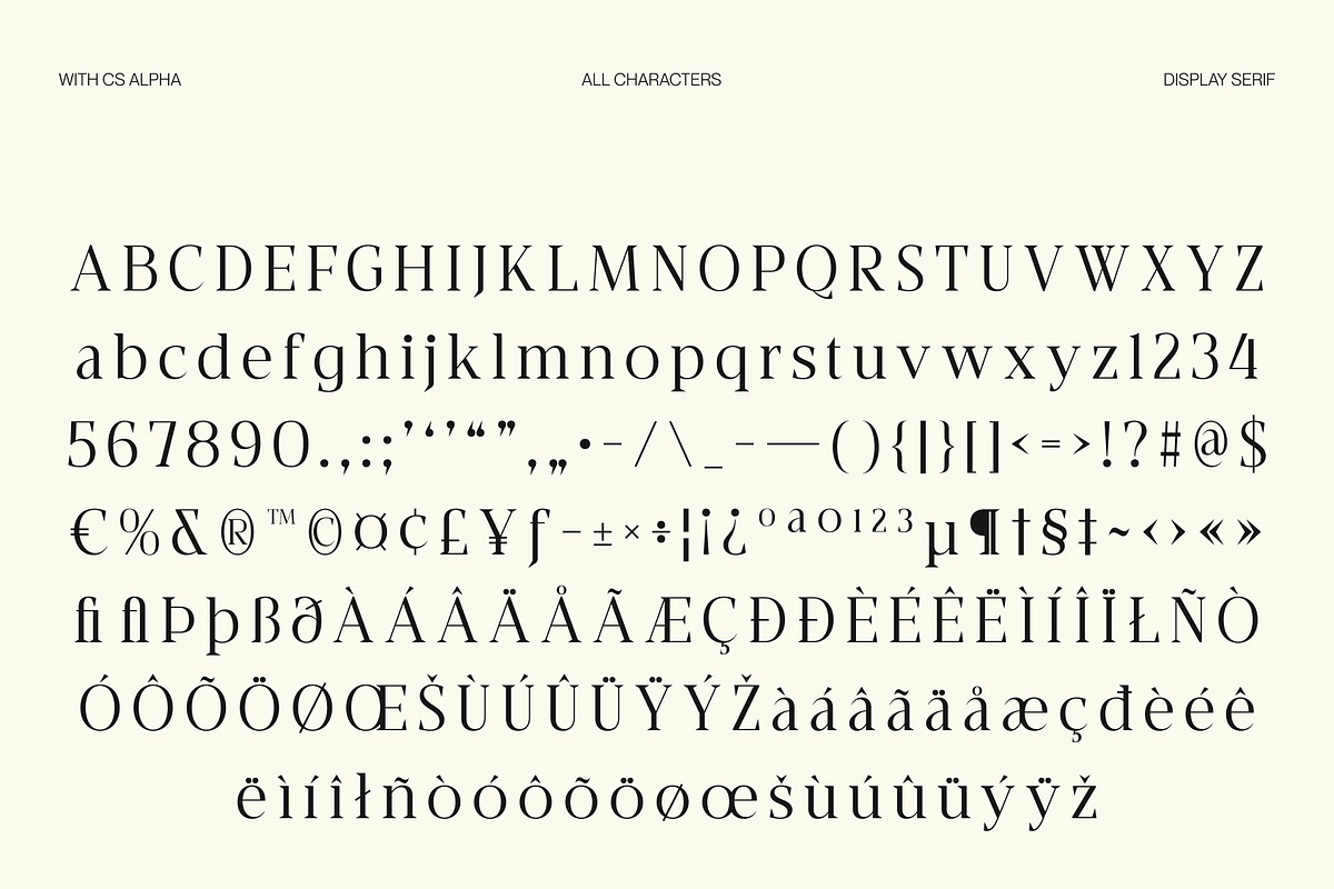 CS Alland – Classic Serif Font, a Serif Font by Craft Supply Co. (Photo 8 of 8)