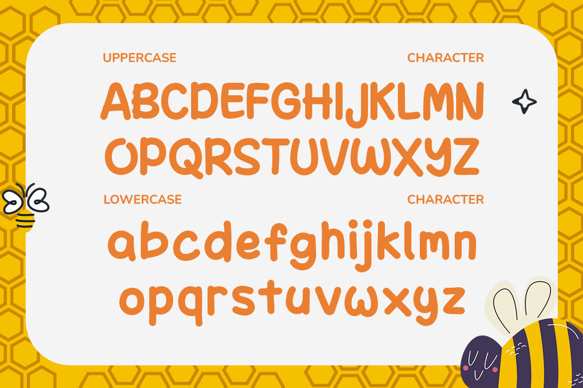 Honey Sunday Playful Display Font, a Sans Serif Font by Vadovastd (Photo 2 of 11)