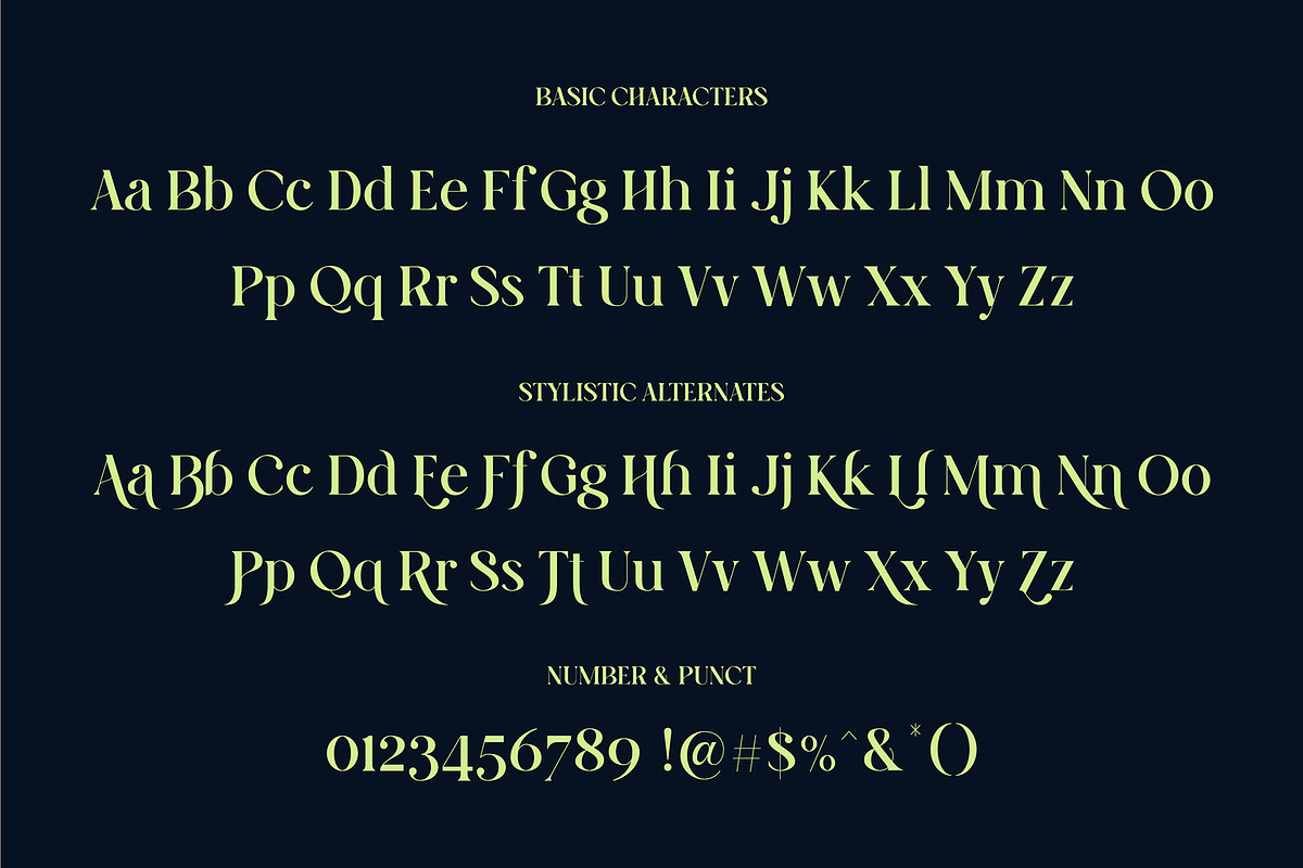 Rinoch | Serif Typeface, a Serif Font by Nowpe Studio (Photo 3 of 6)
