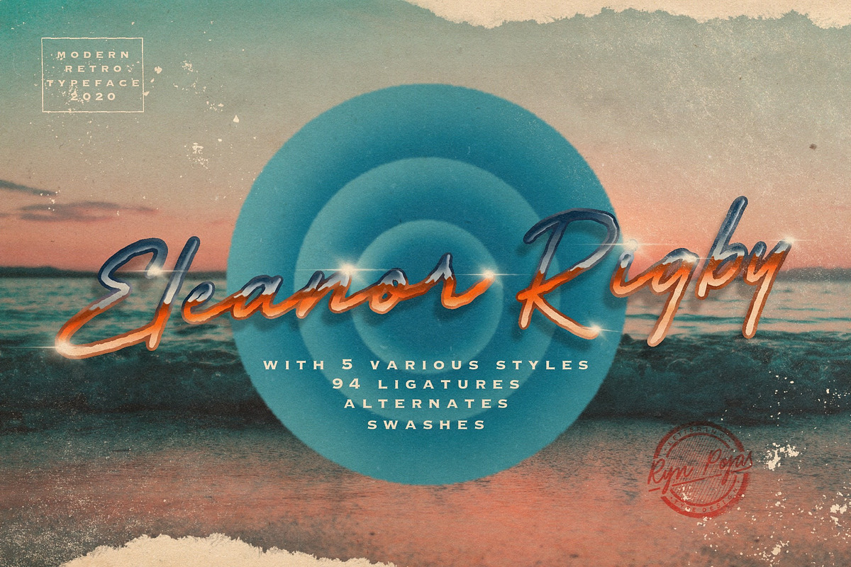Eleanor Rigby | Retro Script preview 2