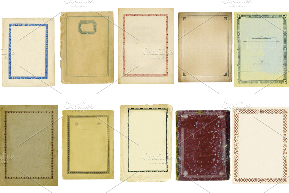 40 Decorative Textures and Frames preview 5