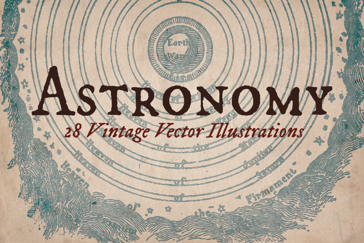 Vintage Illustrations - Astronomy, an Illustration by Mr Vintage (Photo 1 of 5)