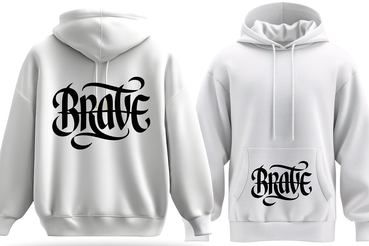 Gothic & Aesthetic Typography, a Hoody Mockup by Printable Design Store (Photo 4 of 5)