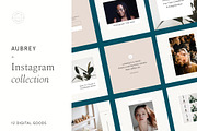 Aubrey - Instagram Collection, a Social Media Template by SubtleSupply (Thumbnail 1 of 7)