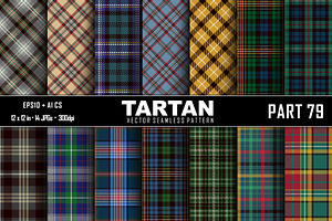 Seamless Tartan Pattern. Part79