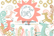 Cute and kind foxes, a Texture Graphic by Tanna.ART (Thumbnail 1 of 13)