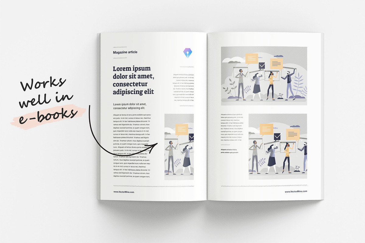 18 Remote Work Concepts, a Person Illustration by VectorMine (Photo 8 of 8)