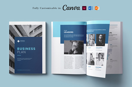 Business Planner, Analysis Template, a Brochure Template by DesVert
