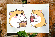 19 Cute Orange Hamster Character, an Animal Illustration by jongcreative (Thumbnail 2 of 6)