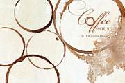 Hand Painted Coffee House Clipart, a Food Illustration by ArtCreationsDesign (Thumbnail 9 of 9)