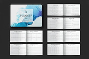 Digital Planner Template Landscape, a Brochure Template by E-Type (Thumbnail 1 of 7)
